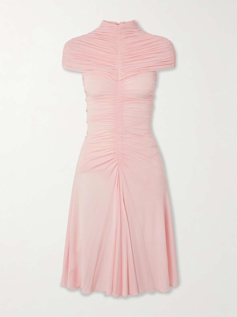 Alaïa Ruched Jersey Mini Dress