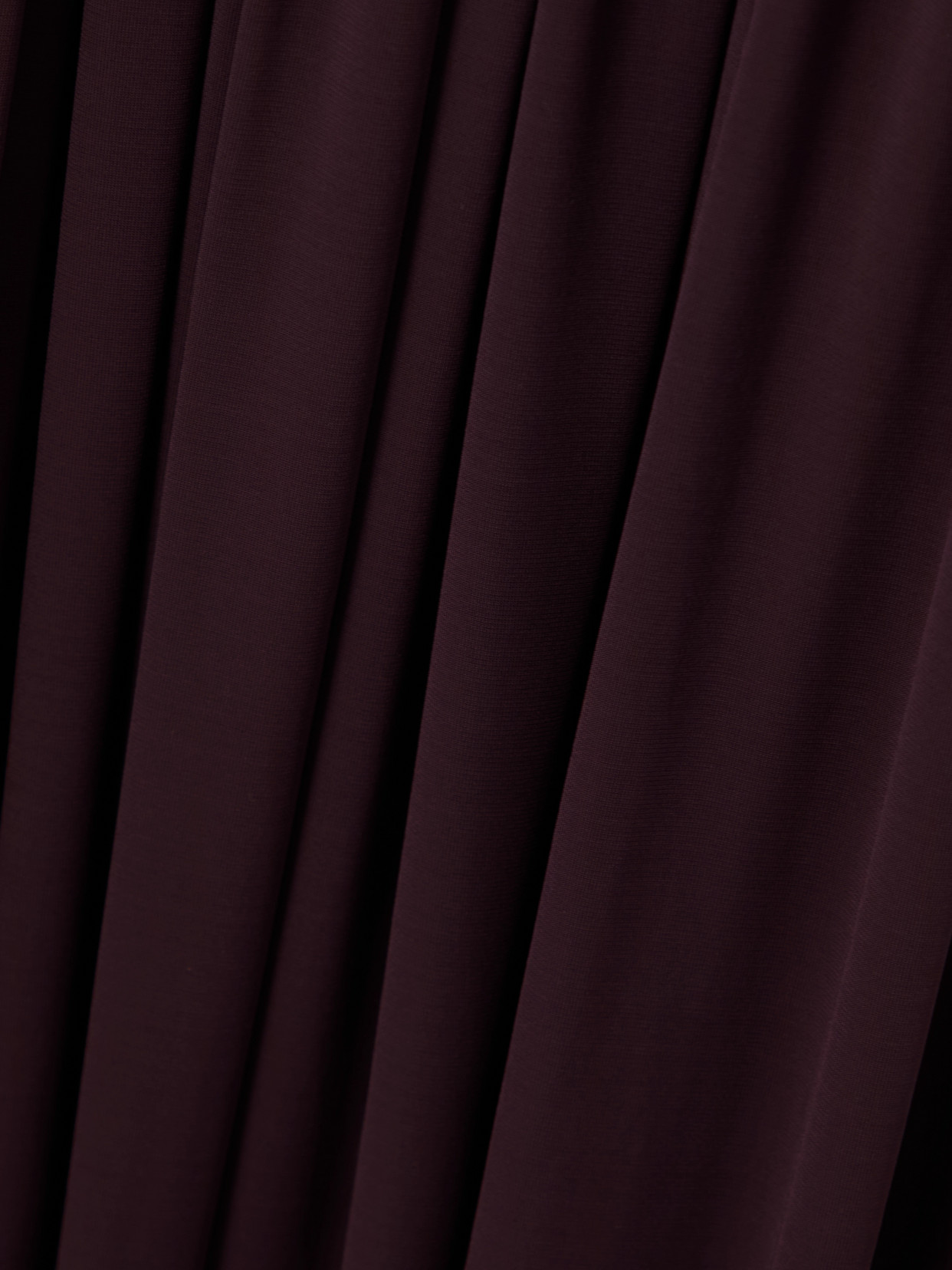 Alaïa Strapless Pleated Stretch-jersey Midi Dress In Burgundy