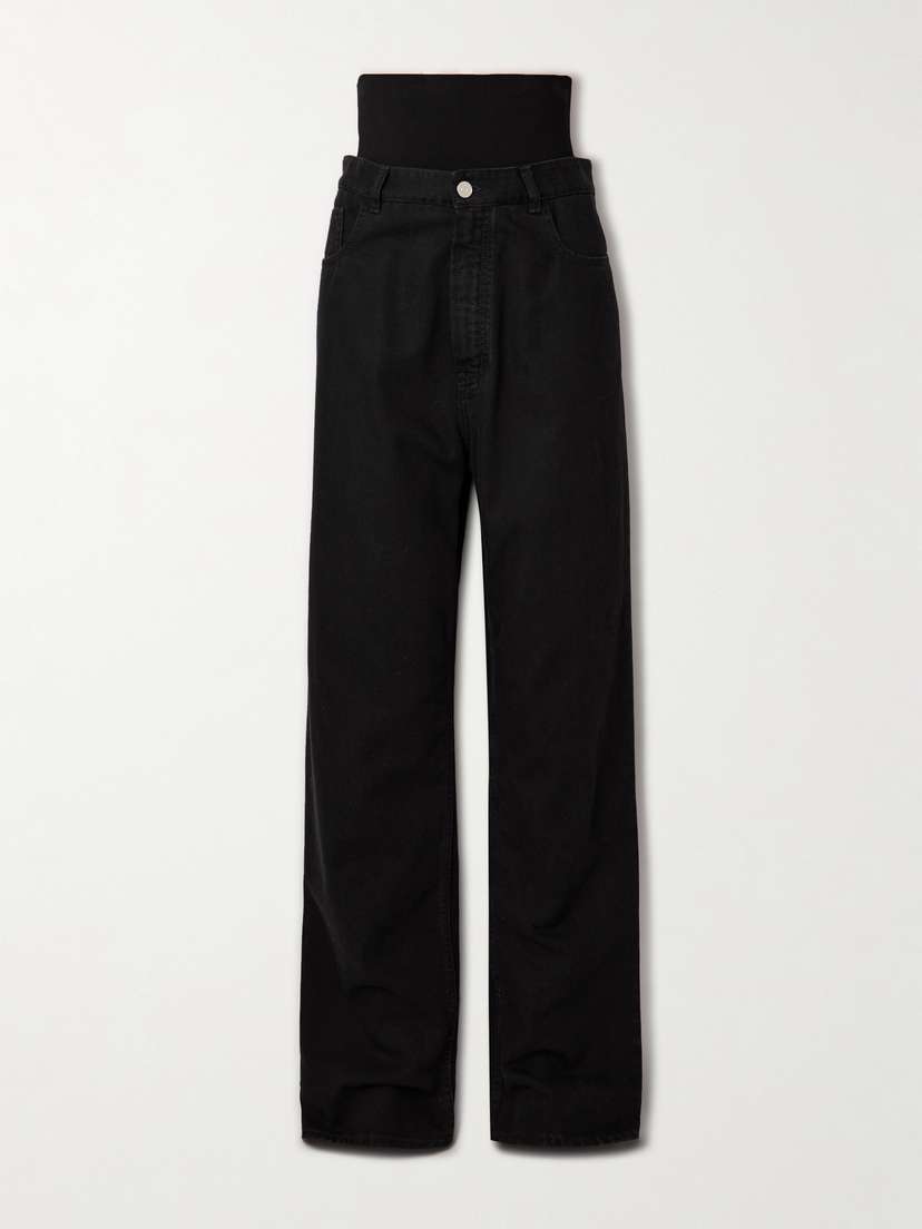 Alaïa Stretch Knit-trimmed Jeans | Thumbnail 7