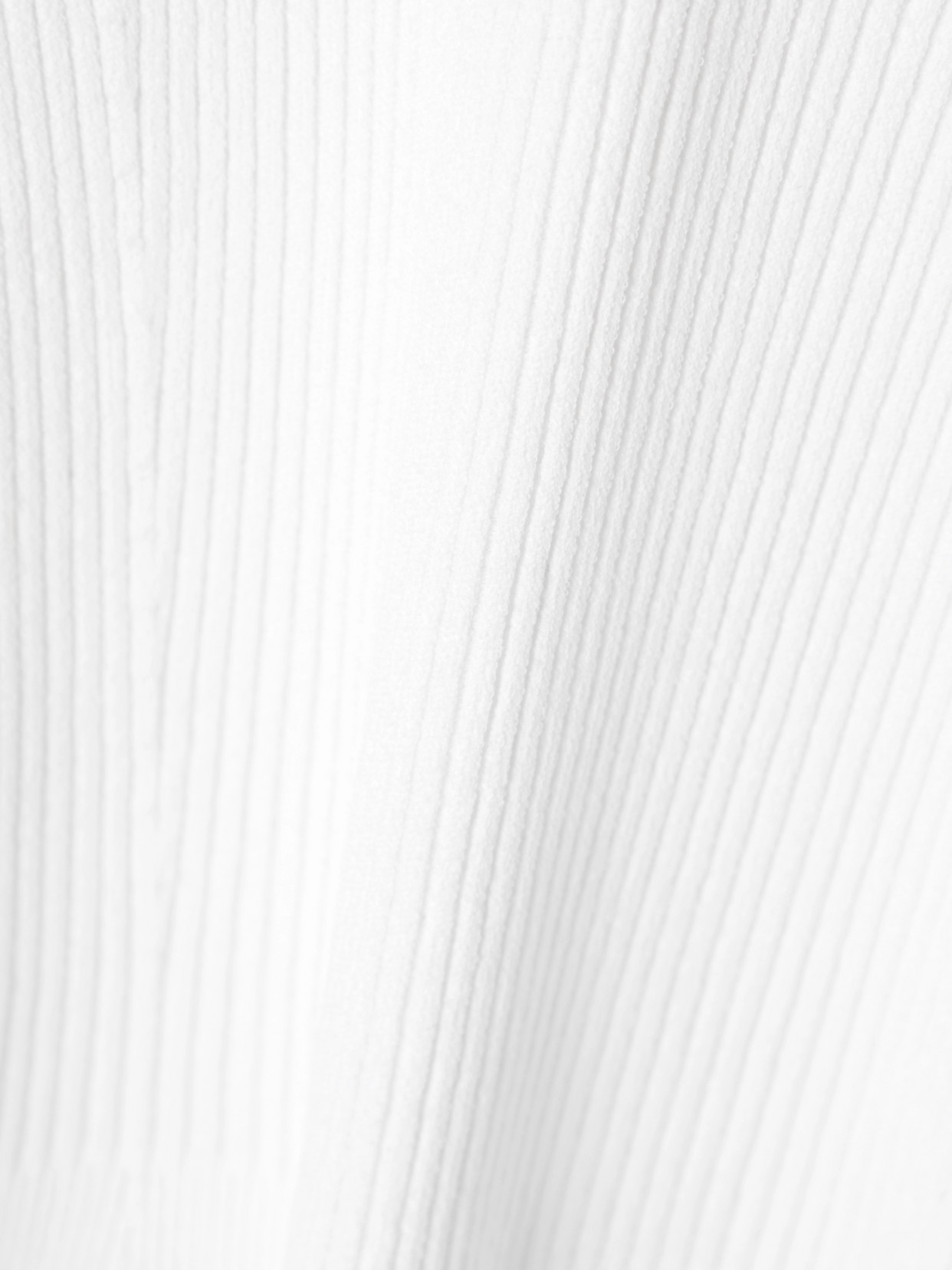 Shop Alaïa Ribbed-knit Turtleneck Bodysuit In White