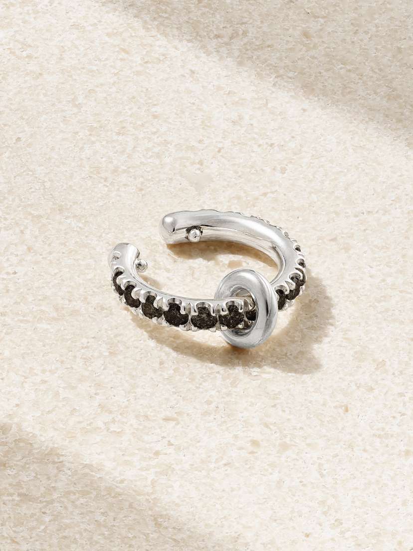 Spinelli Kilcollin Sterling Silver Diamond Ear Cuff