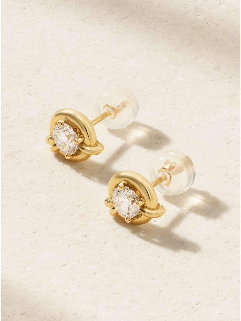 Spinelli Kilcollin Vero 18-karat Gold Diamond Earrings