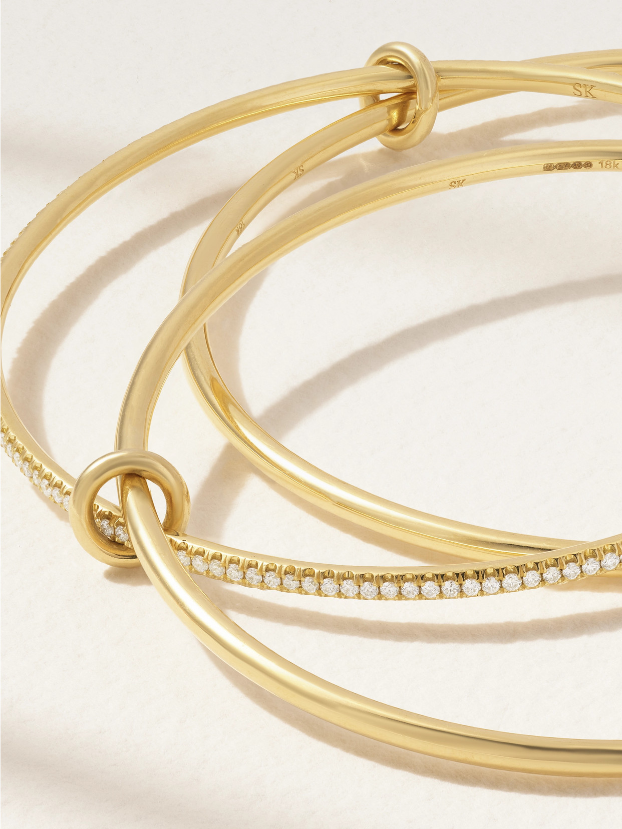 Spinelli Kilcollin Lumin 18-karat Gold Diamond Bracelet In Gold