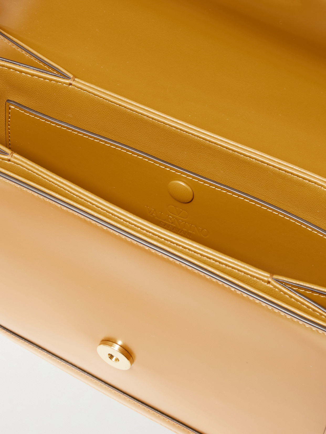 Valentino Garavani Valentino 9to5 Foldover Top Shoulder Bag In Brown