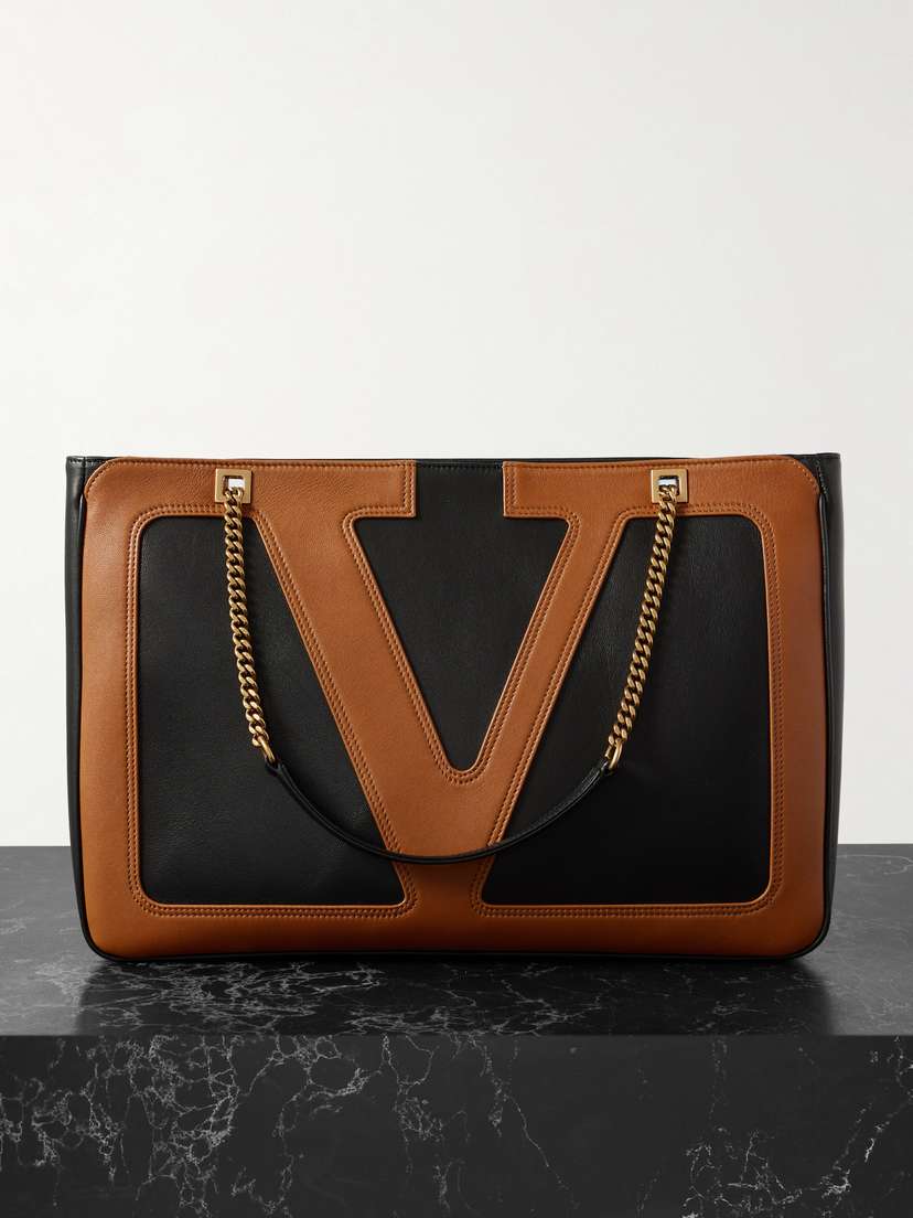 Valentino Garavani Viva Superstar Medium Two-tone Leather Shoulder Bag