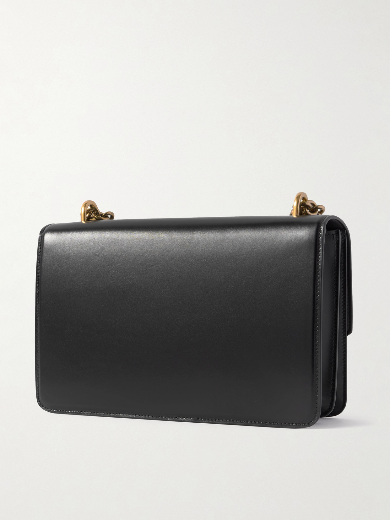 Valentino Garavani Garavani Vain Shoulder Bag In Shiny Calfskin Woman Black Uni In Black