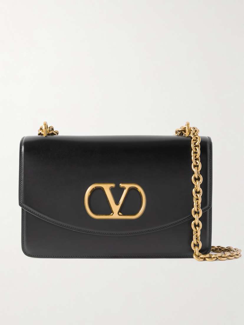 Valentino Garavani Vain Leather Shoulder Bag
