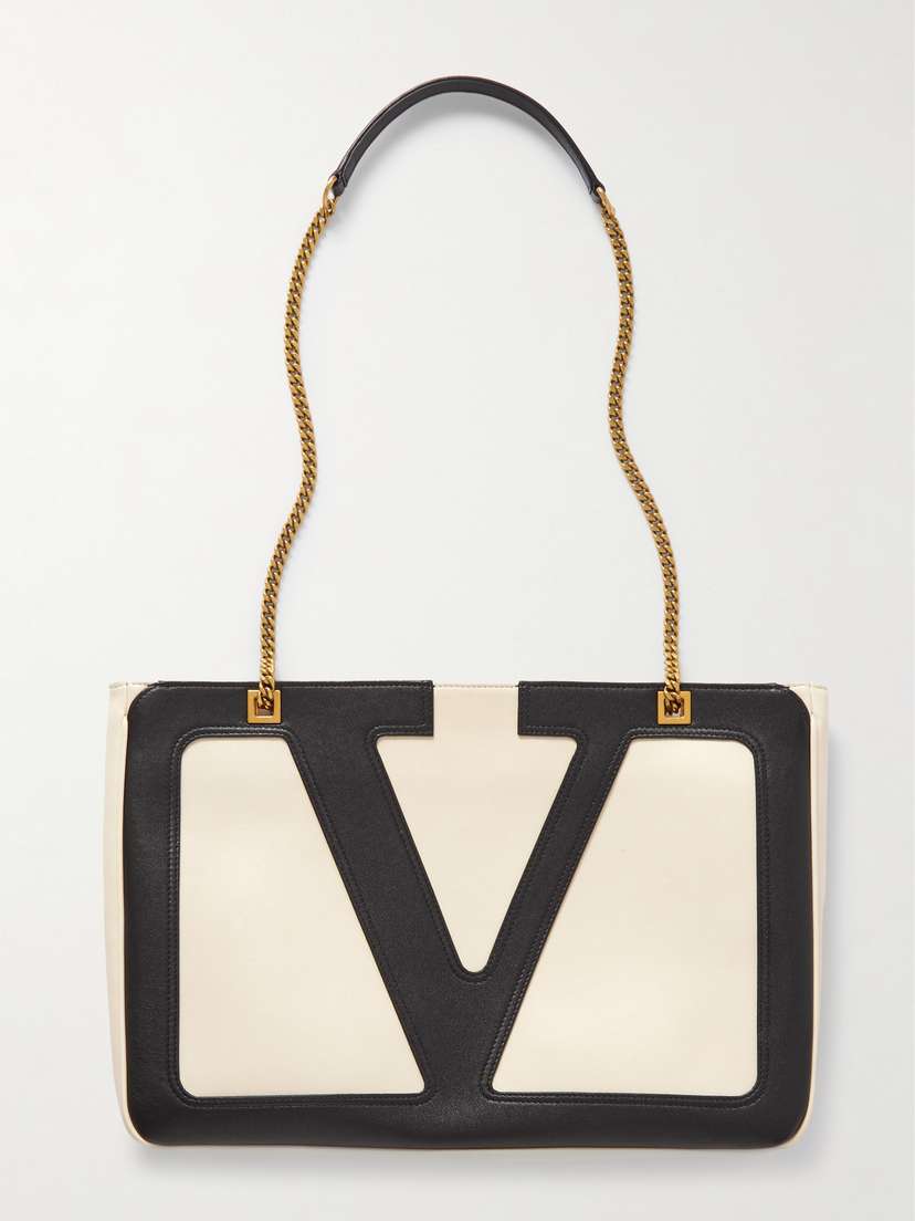 Valentino Garavani Viva Superstar Medium Two-tone Leather Shoulder Bag