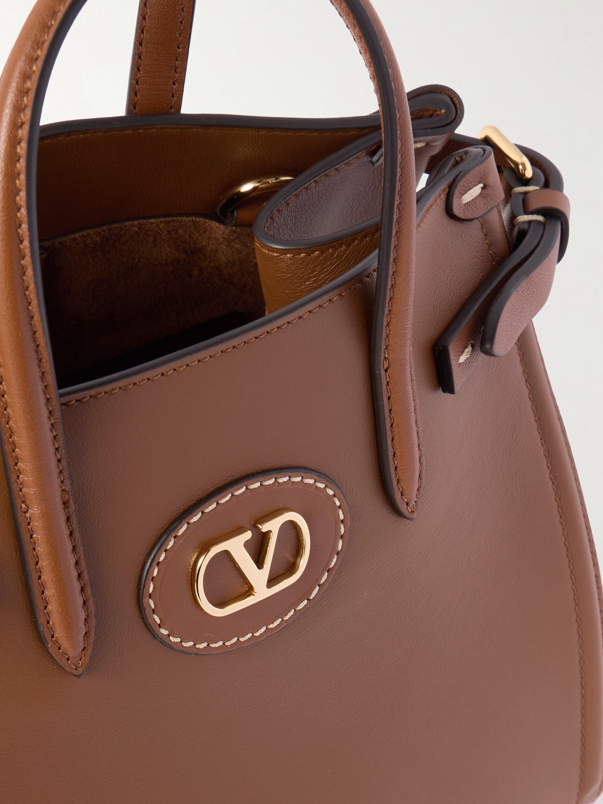 Valentino Antibes Small Handbag Strap Adjustable In Brown