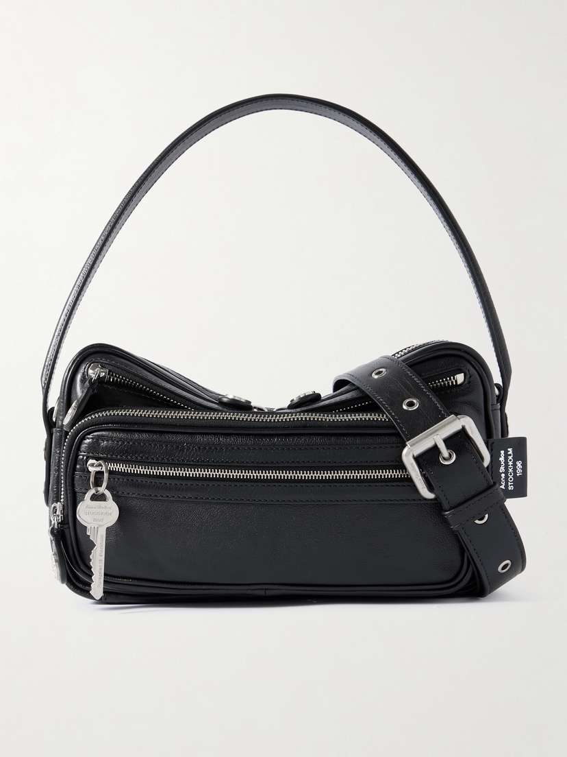 Acne Studios Camero Party Textured-leather Shoulder Bag