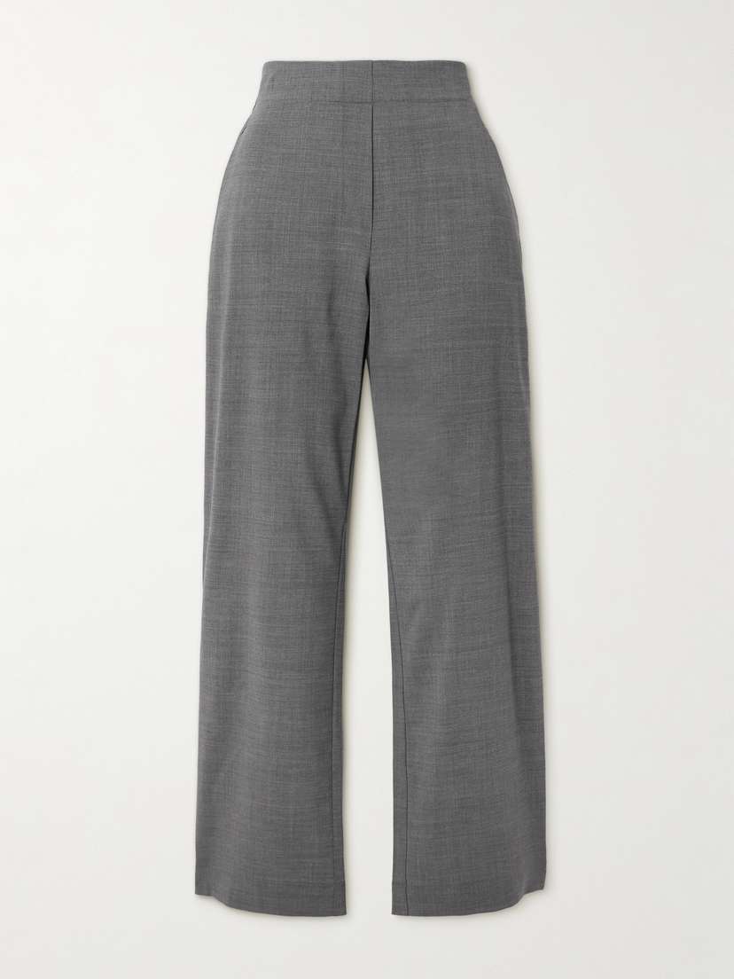 LESET Jane Stretch-wool Straight-leg Pants