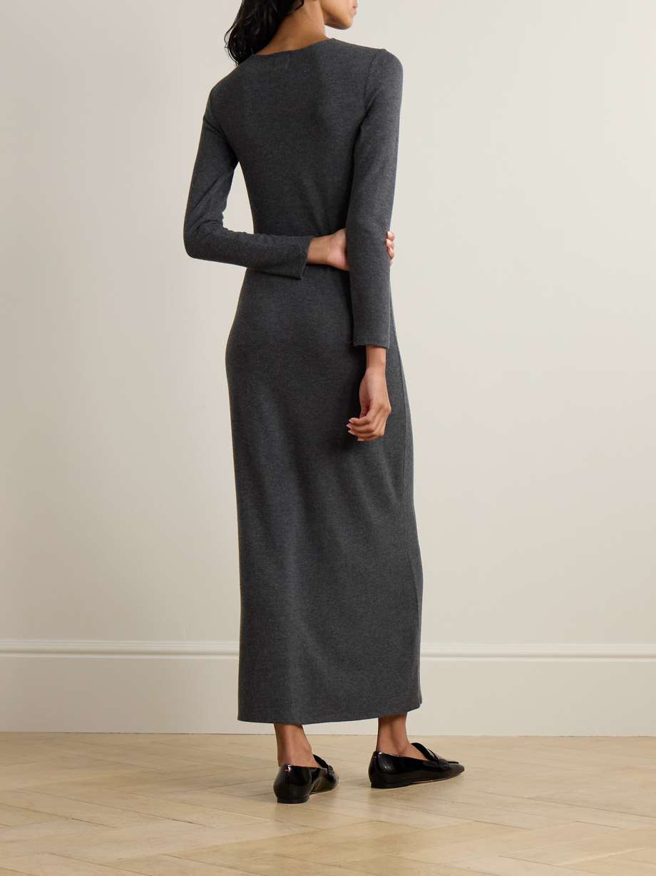 lauren stretch-jersey maxi dress