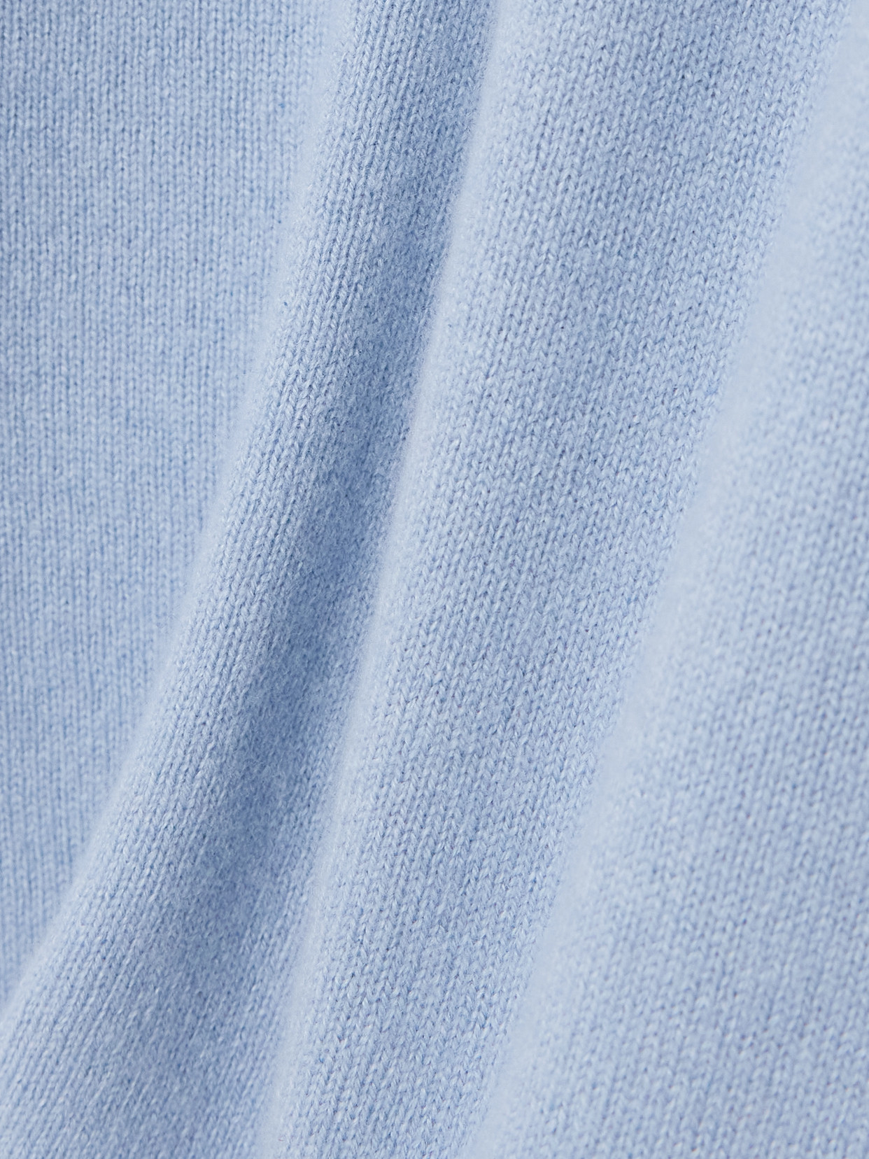 Leset Zoe Knitted Turtleneck Sweater In Blue