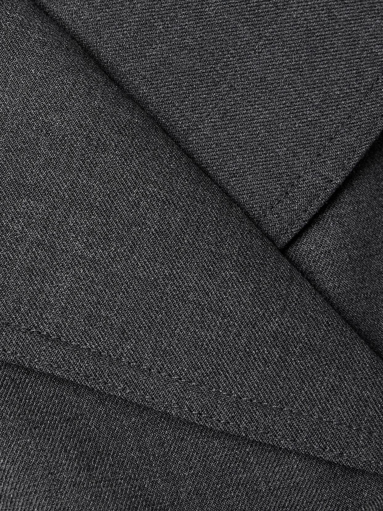 Leset Jane Belted Double-breasted Wool-blend Trench Coat In Gray