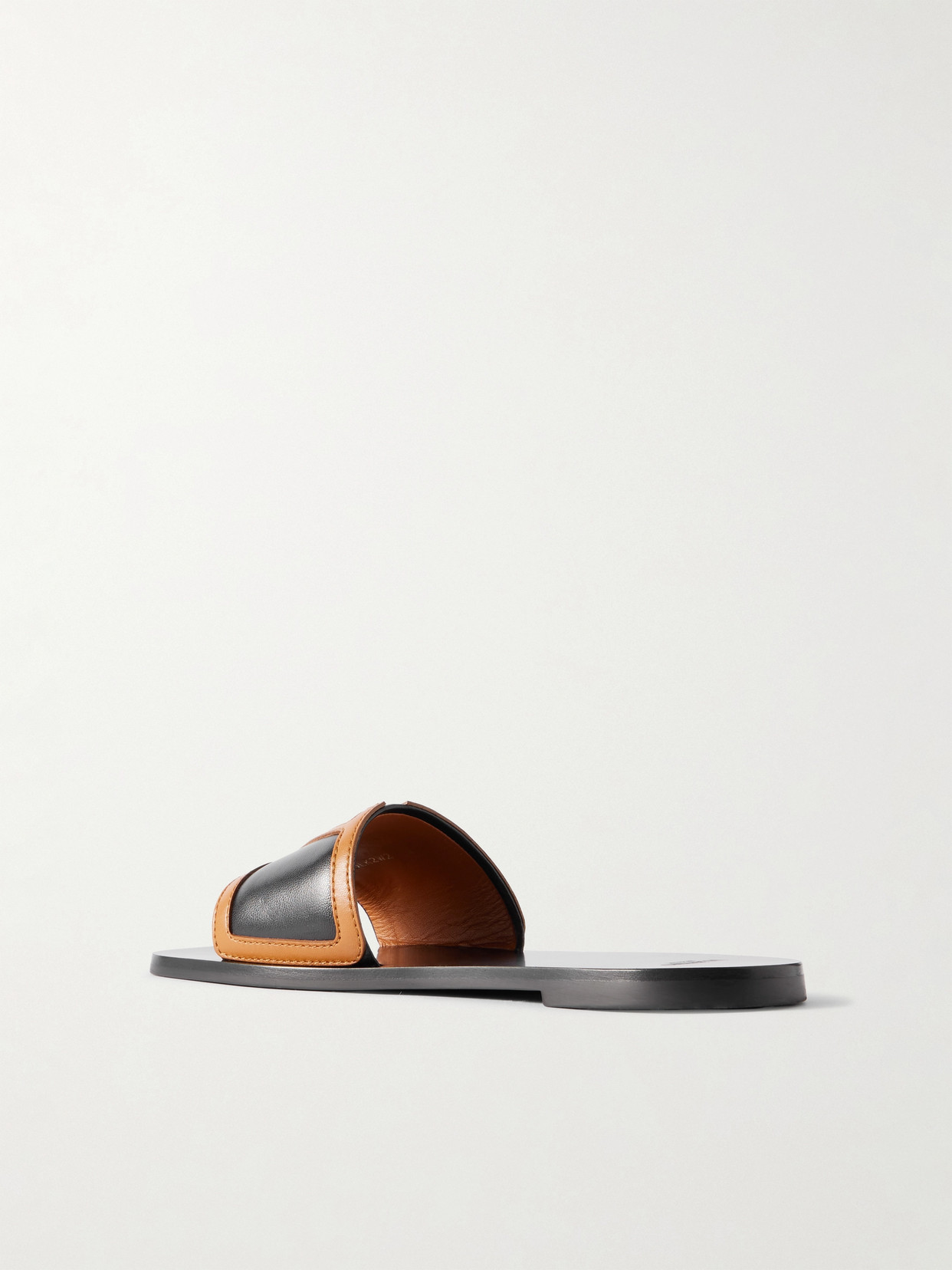 Valentino Viva Superstar Slide Sandal In Nappa Leather In Black