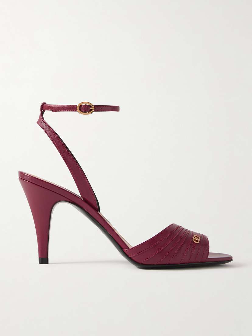 Valentino Garavani Ladycrush 86 Embellished Leather Sandals