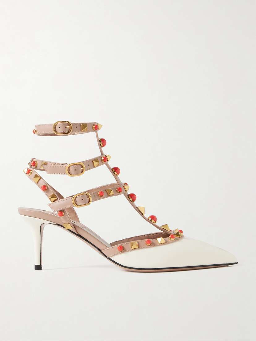 Valentino Garavani Rockstud 65 Leather Pumps