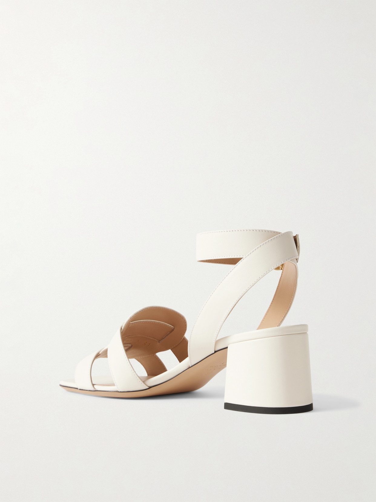 VALENTINO GARAVANI VLOGO LEATHER SANDALS