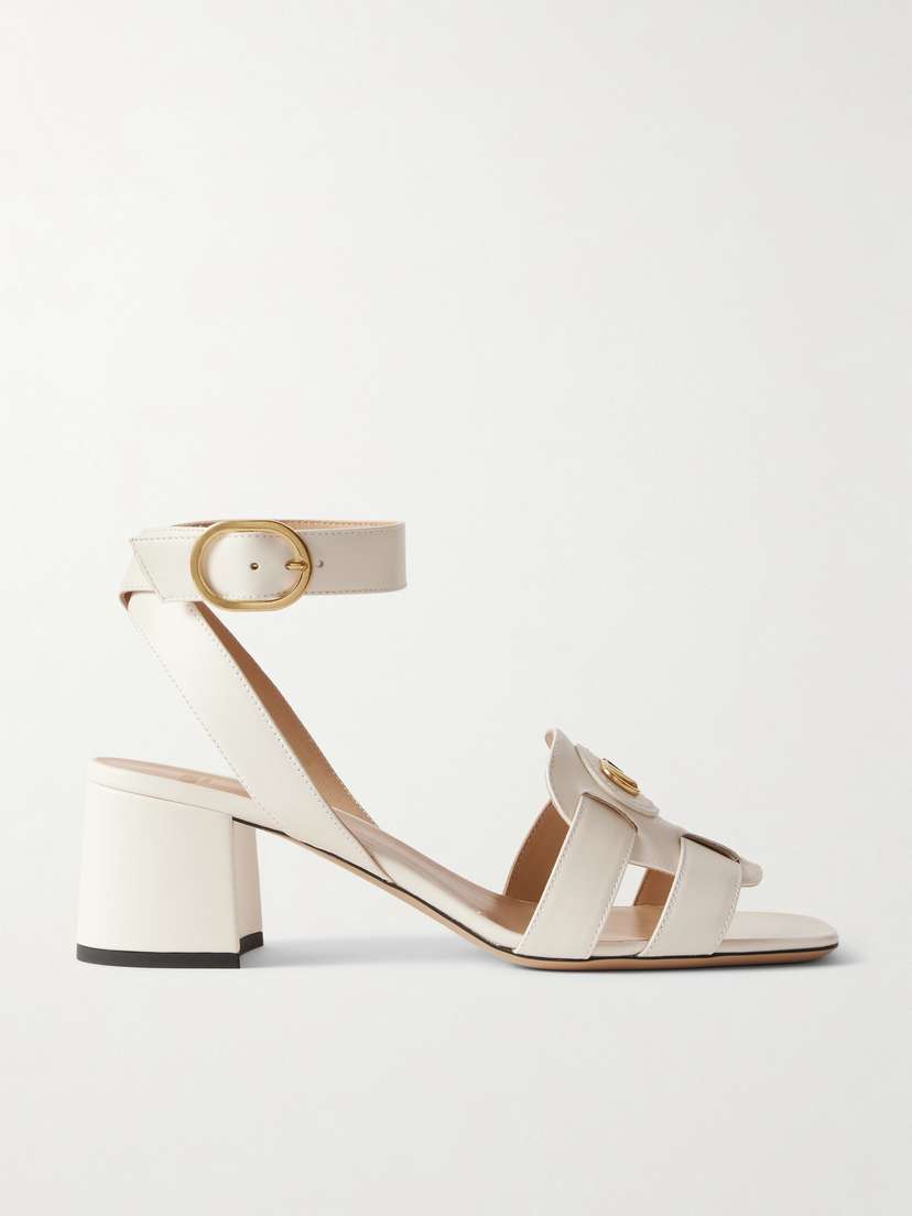 Valentino Garavani Vlogo Leather Sandals