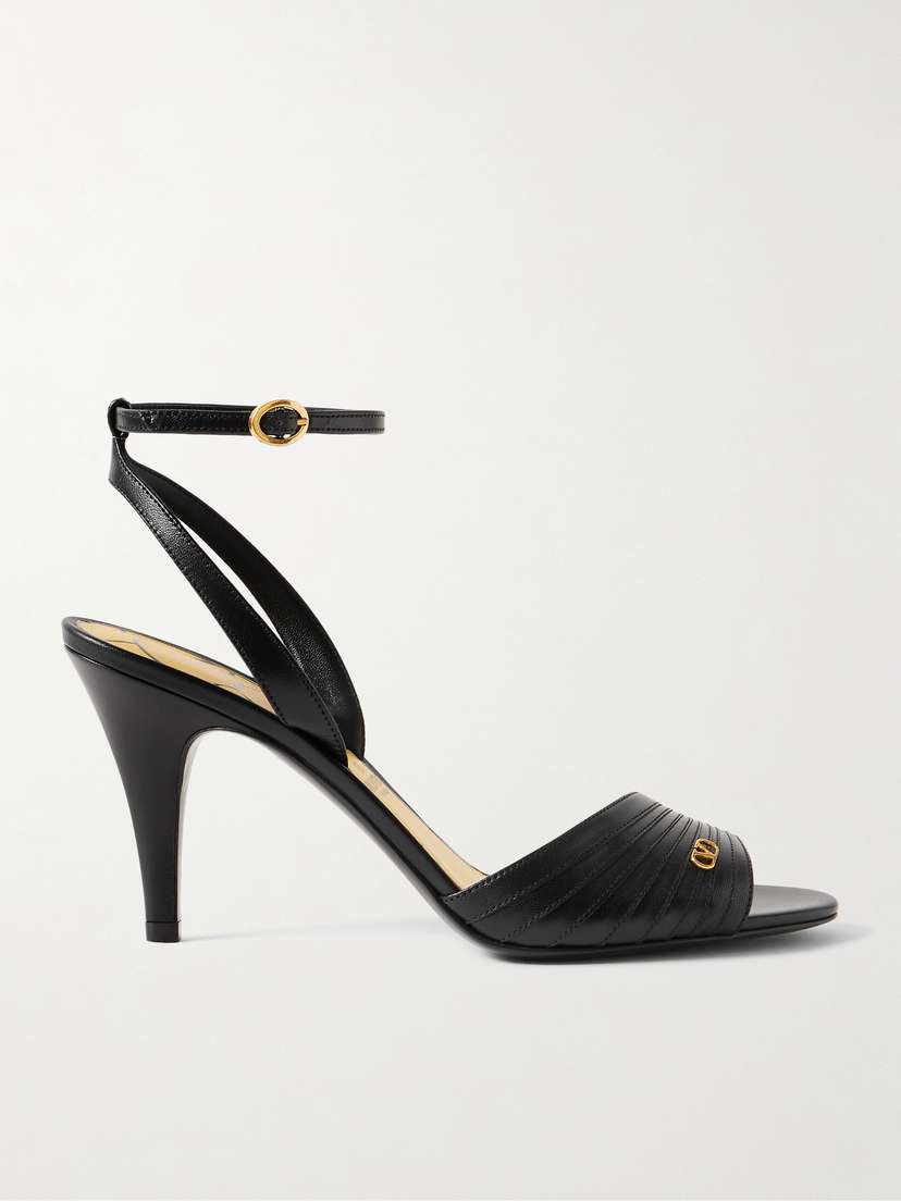 Valentino Garavani Ladycrush 85 Embellished Leather Sandals