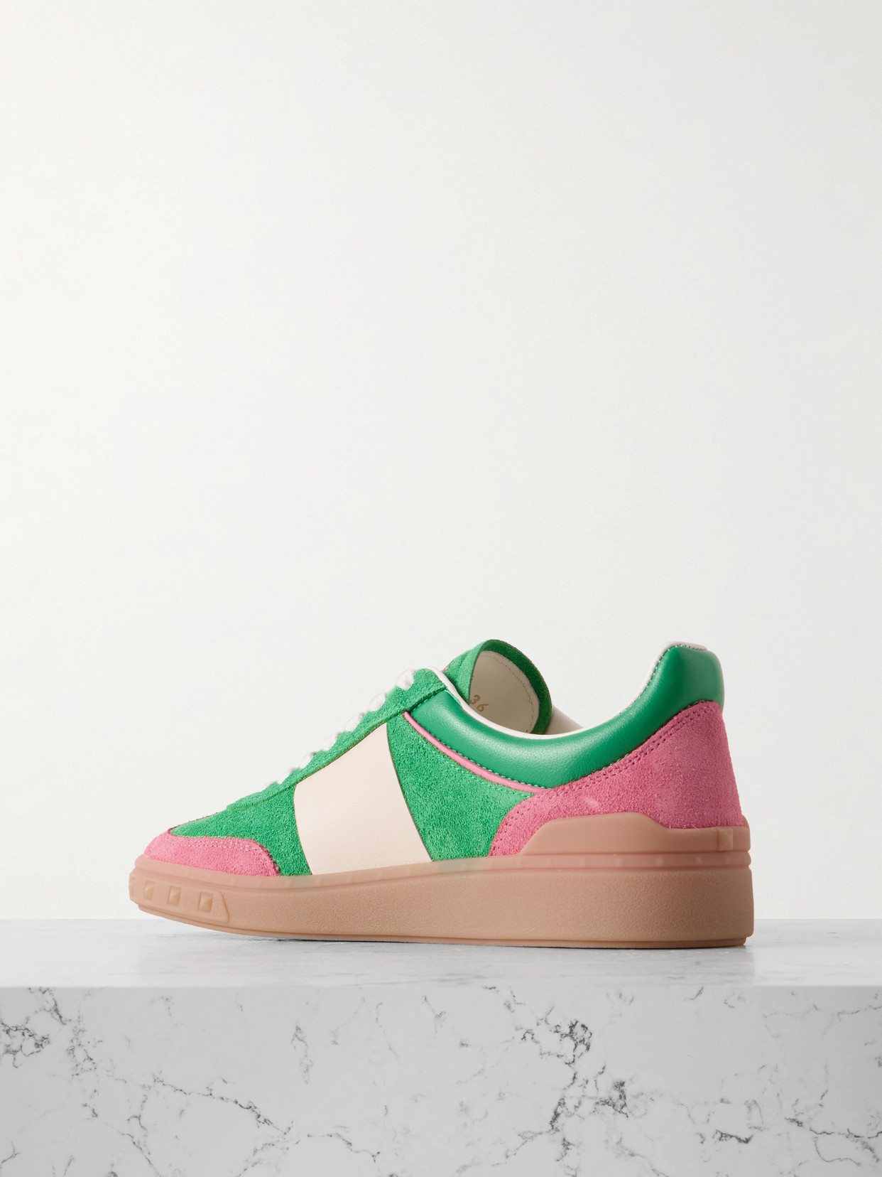 Valentino Upvillage Low Top Sneakers In Green