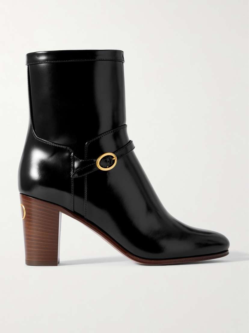 Valentino Garavani 80 Leather Ankle Boots
