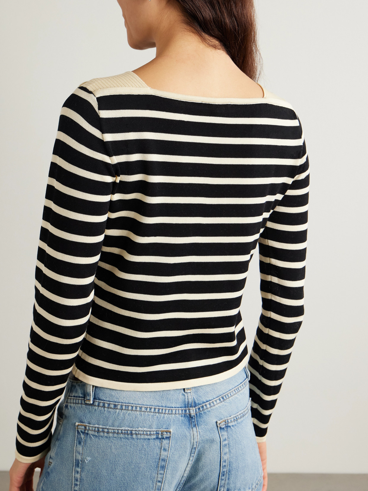 Striped Cotton Sweater