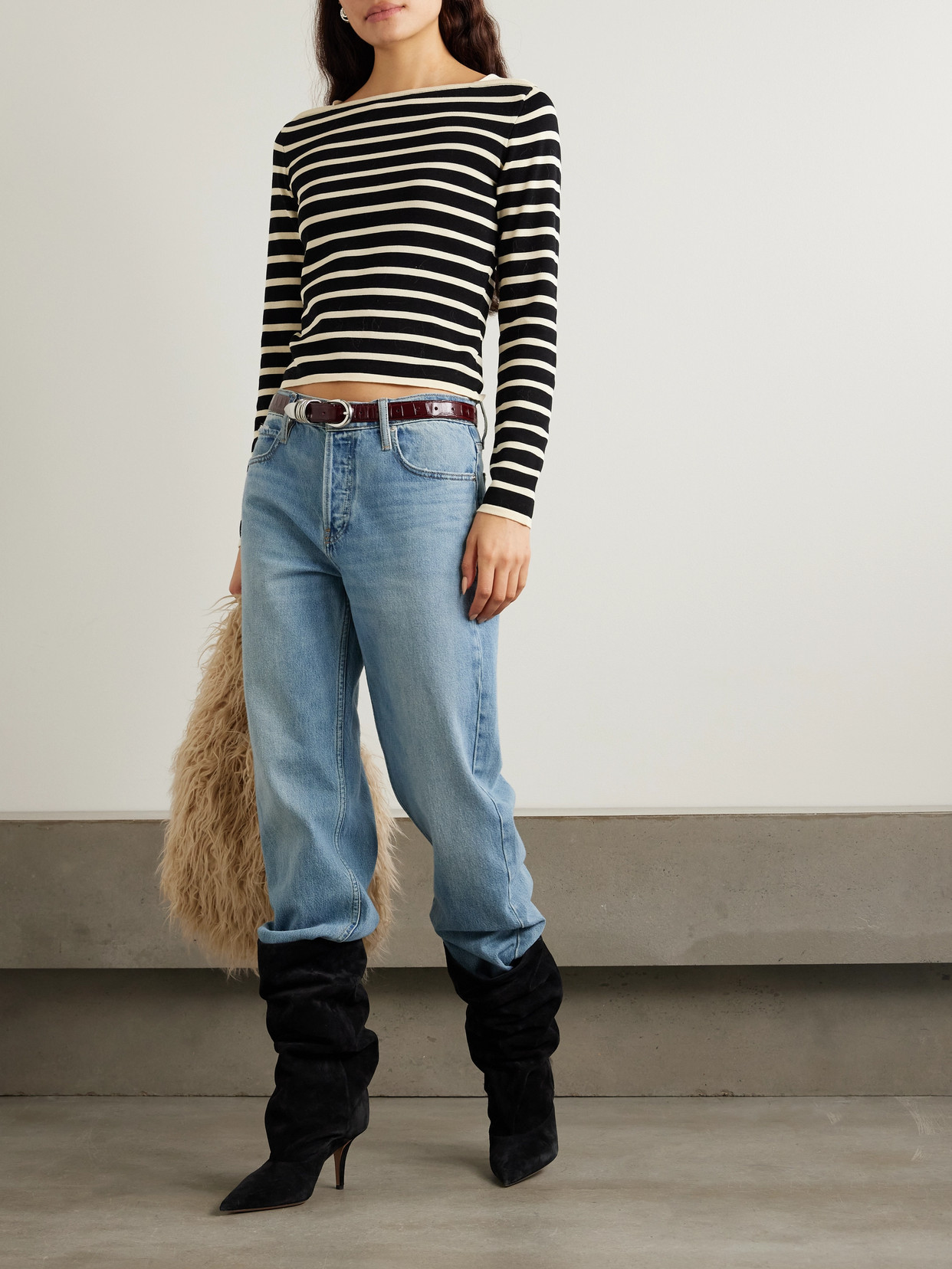 Striped Cotton Sweater