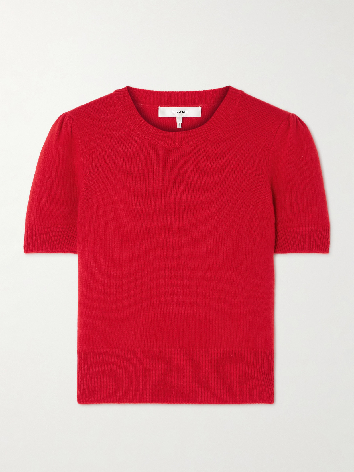 FRAME - Gathered Recycled-cashmere Sweater - small