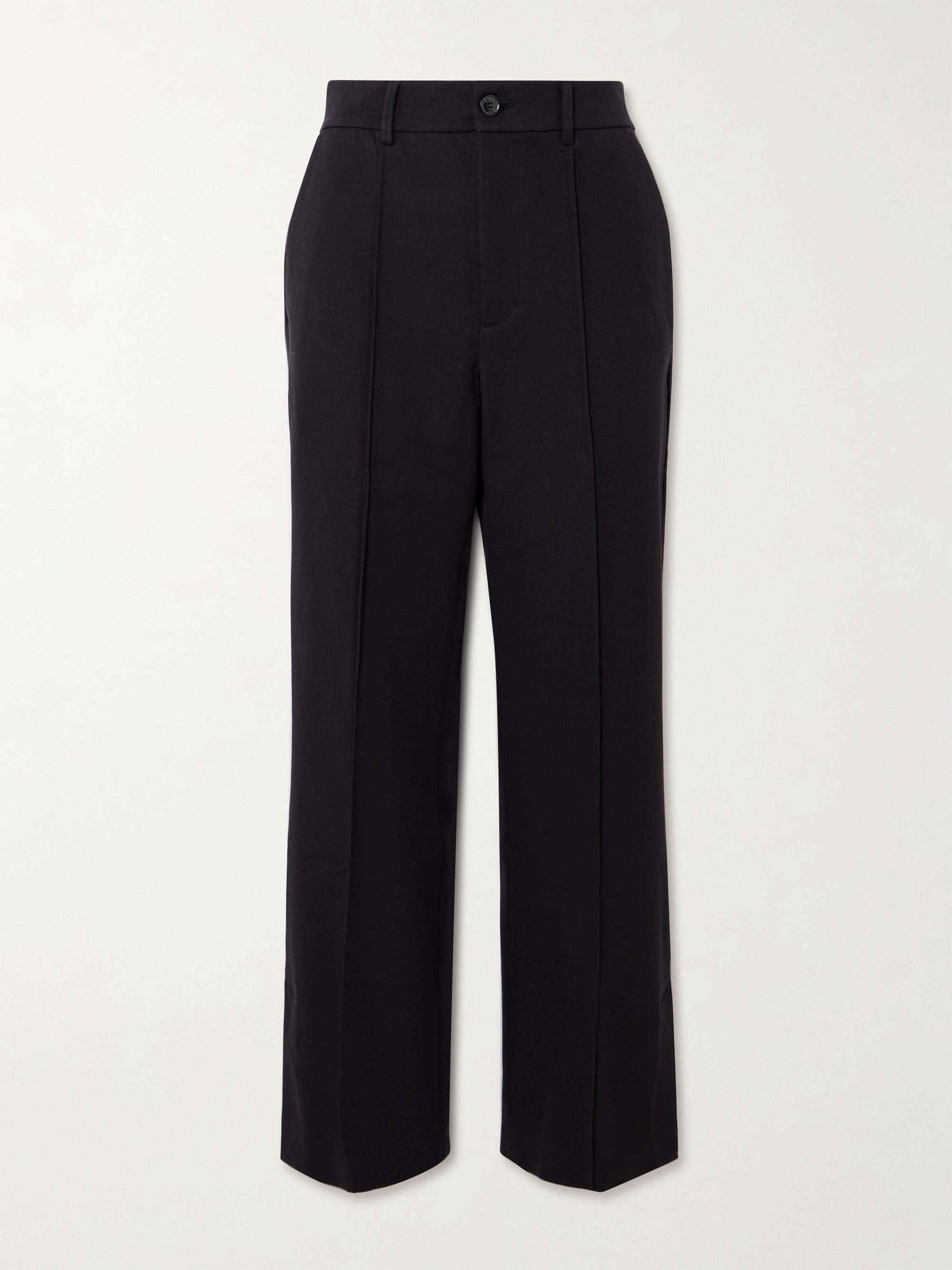 FRAME Crop Kick Flare stretch-cotton pants | NET-A-PORTER FRAME Crop Kick Flare stretch-cotton pants | NET-A-PORTER
