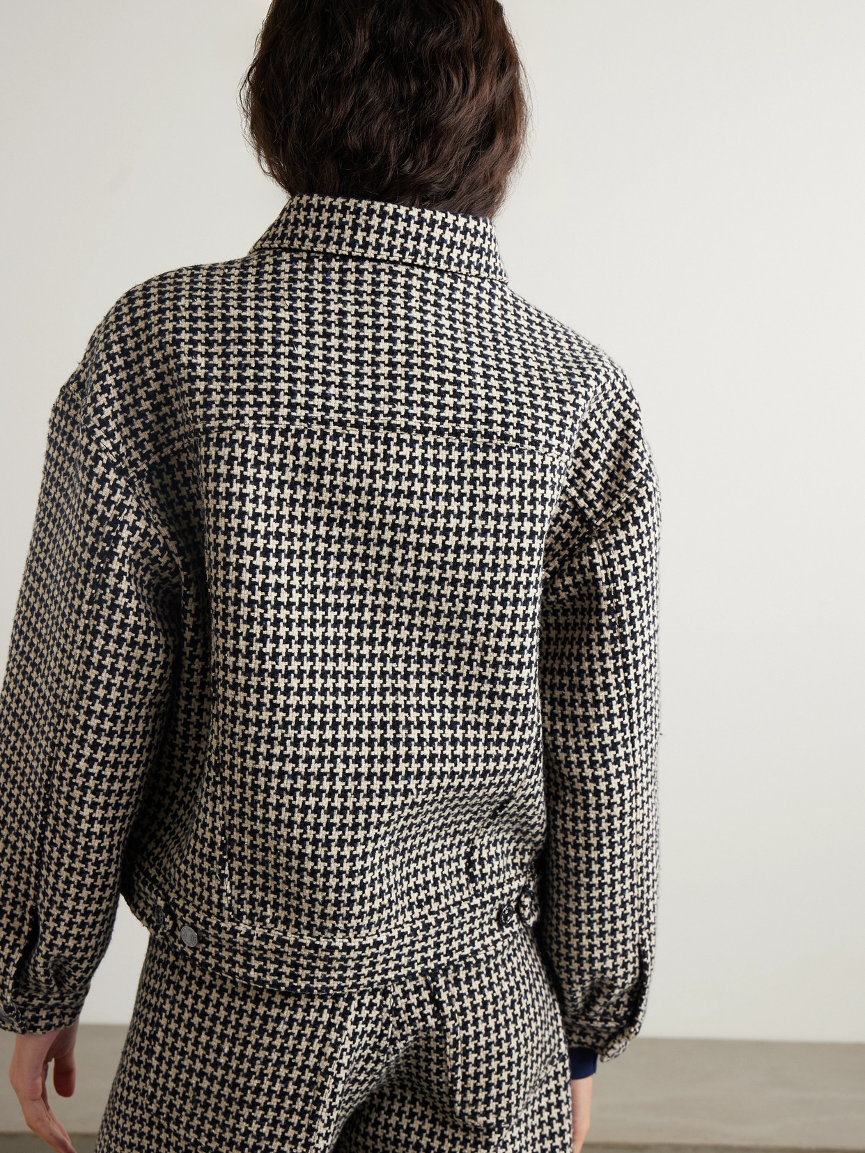 Houndstooth Tweed Jacket