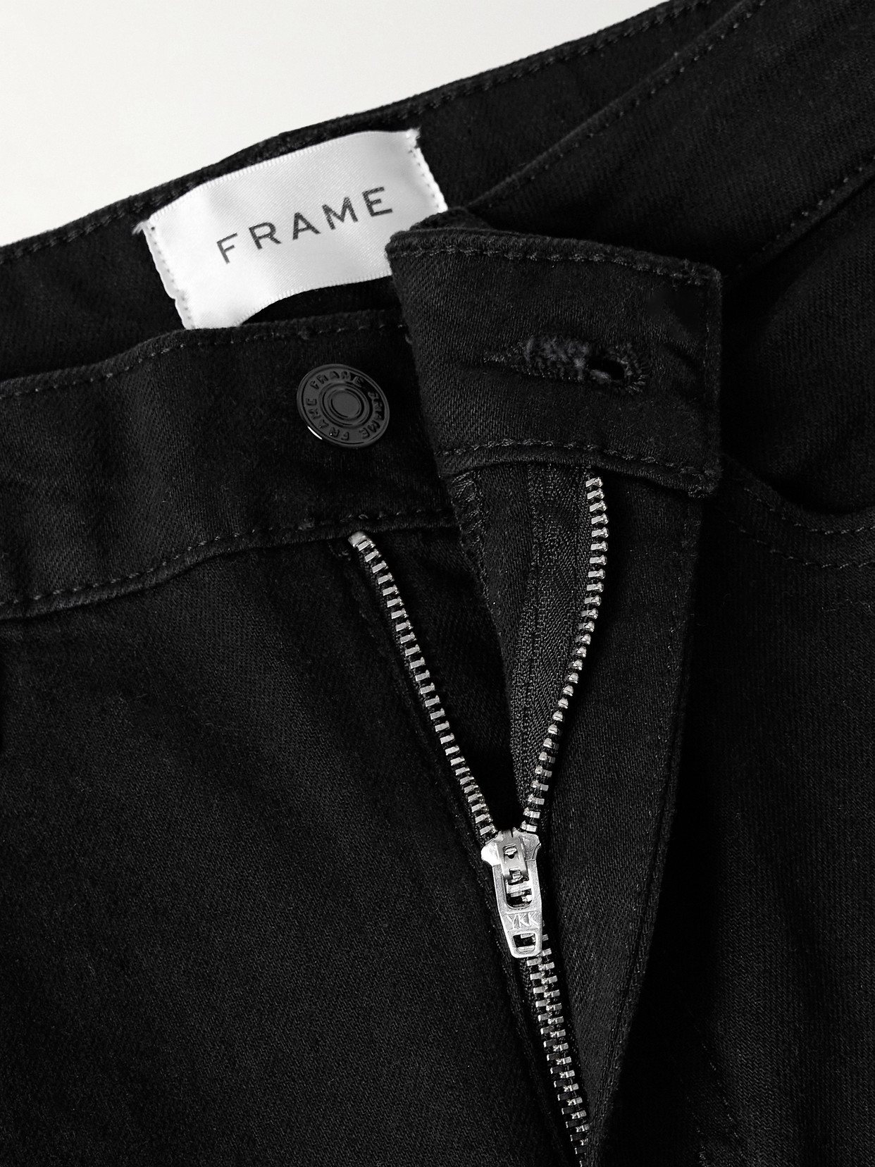 Frame Le Crop Mini Claudius Bootcut Jean In Black