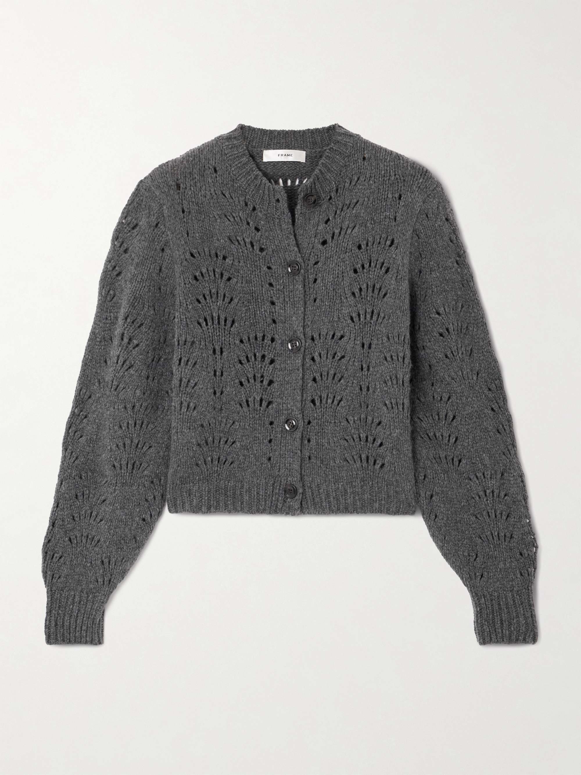Merino Wool Open Back Cardigan