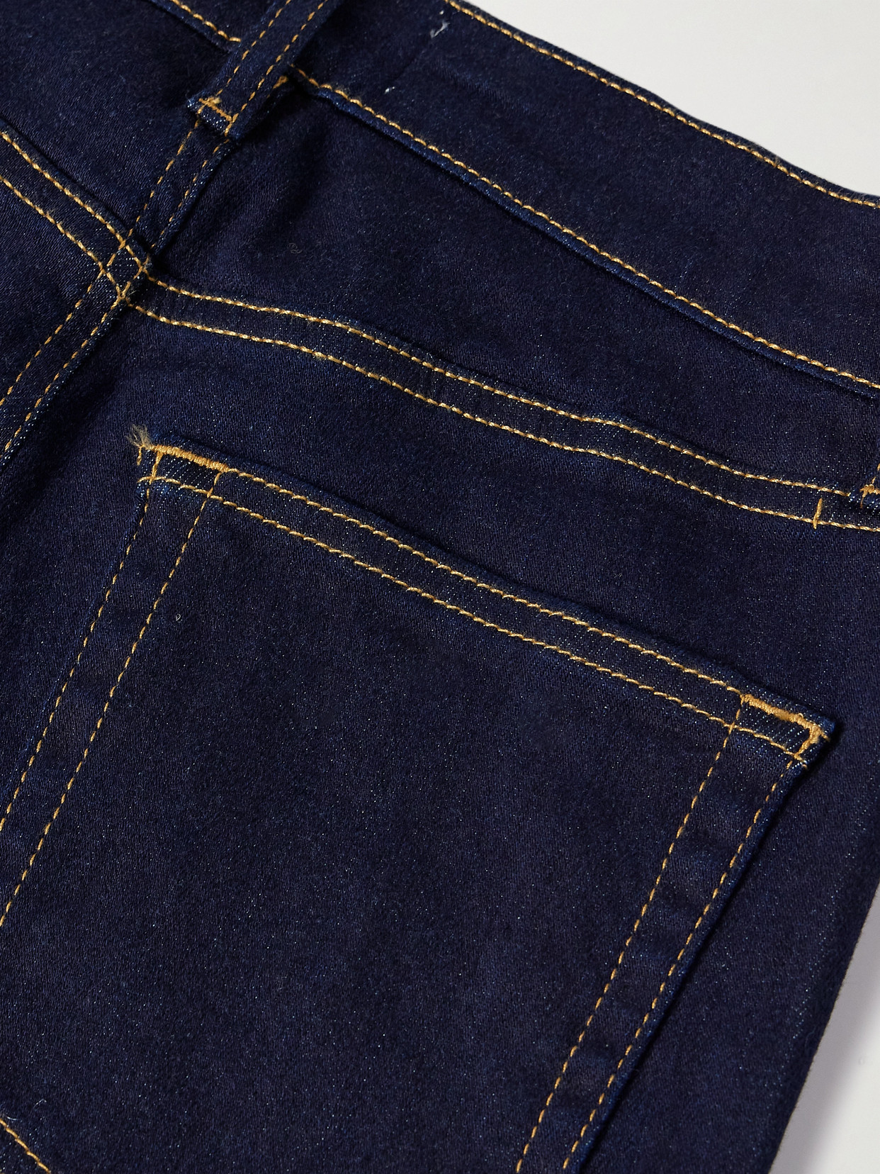 Frame Le Crop Mini Boot Mid-rise Flared Jeans In Blue