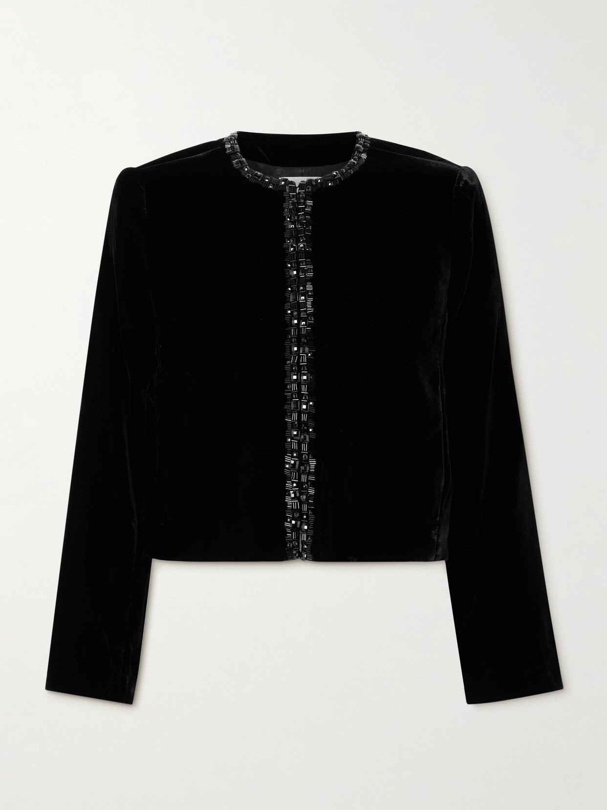 FRAME EMBELLISHED VELVET JACKET