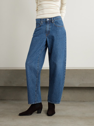 FRAME Low Slung Barrel boyfriend jeans