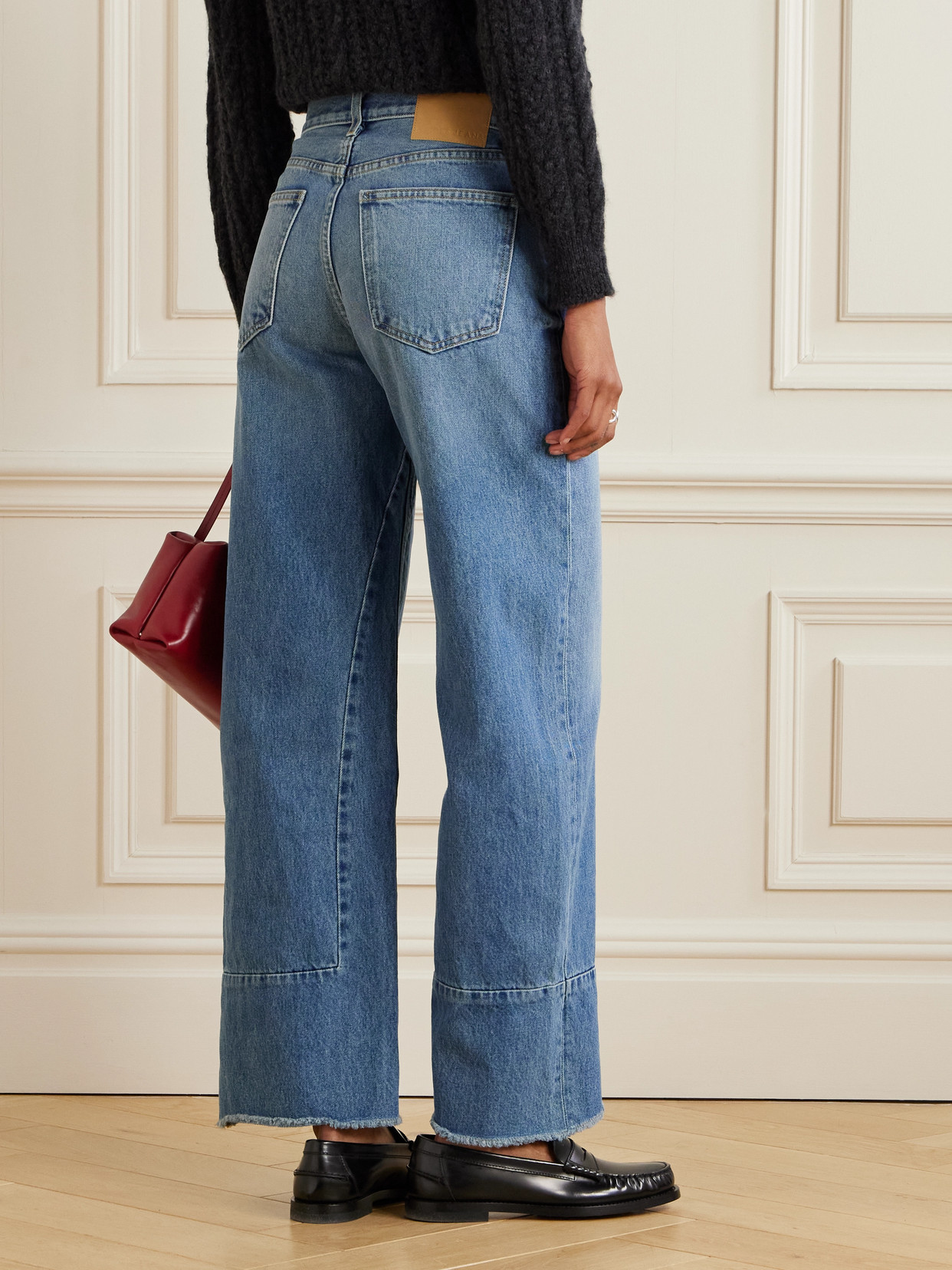 B Sides Marcel Mid-rise Straight-leg Jeans In Blue