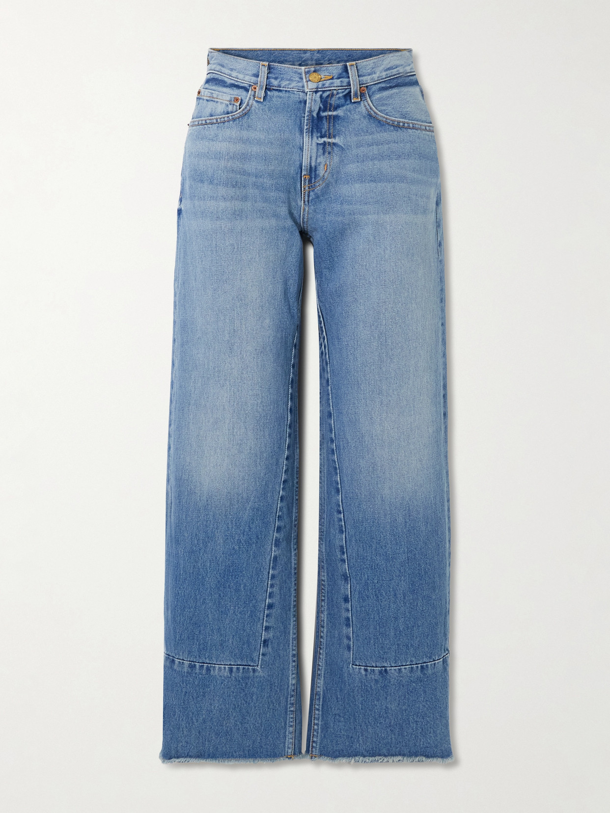 B Sides Marcel Mid-rise Straight-leg Jeans In Blue