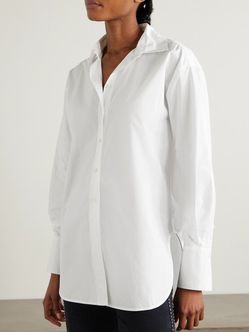 FRAME Organic cotton-poplin shirt