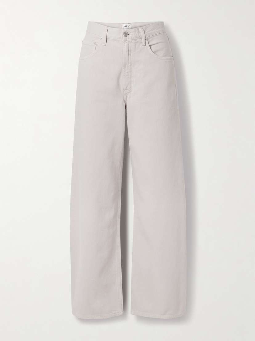 AGOLDE Low Curve Mid-rise Wide-leg Jeans