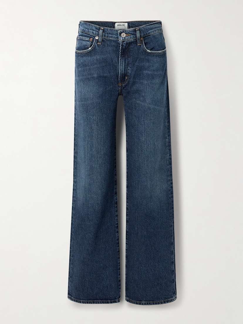 AGOLDE Harper Mid-rise Wide-leg Jeans
