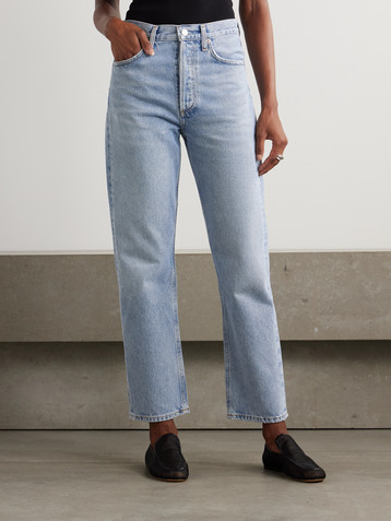 Agolde 90s mid-rise straight-leg organic jeans