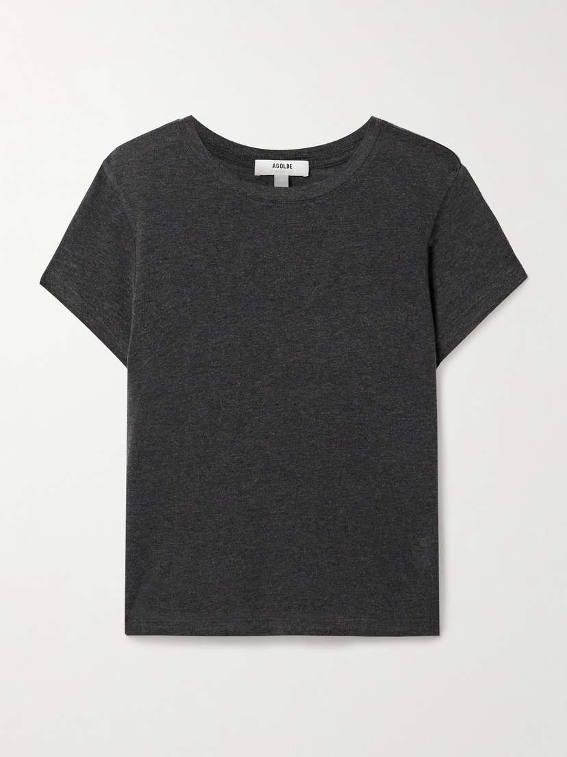 AGOLDE Adine Cropped Lyocell-jersey T-shirt
