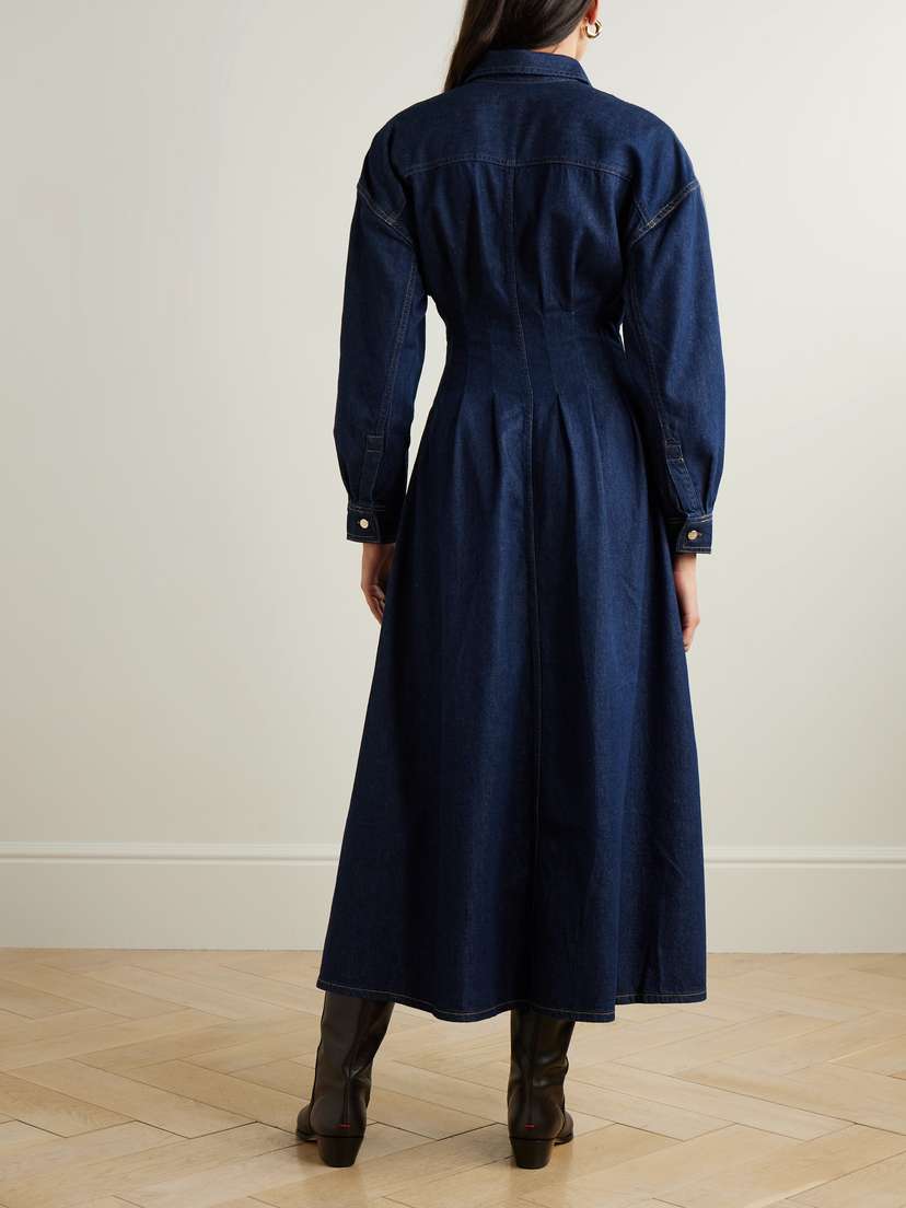 white christmas dresses Shelby Denim Tiered Maxi Dress – Effortless, Feminine, Timeless – Kemi  Telford main image 0