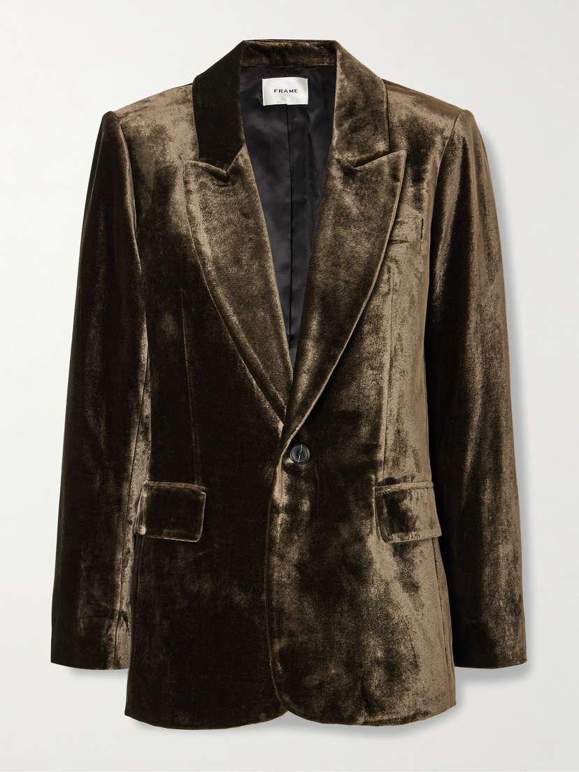 Frame Velvet Blazer