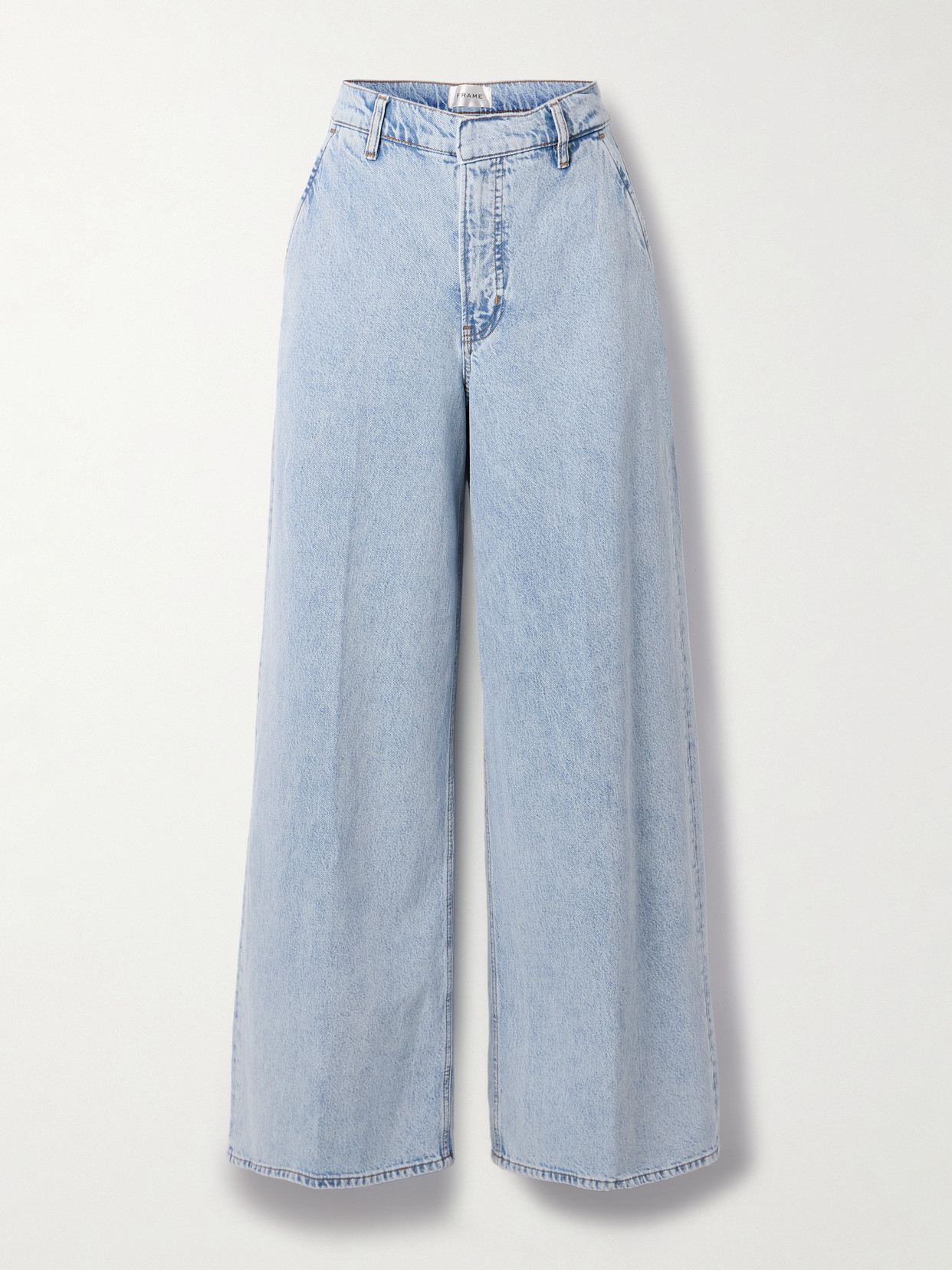Frame The Wide Trouser In Blue