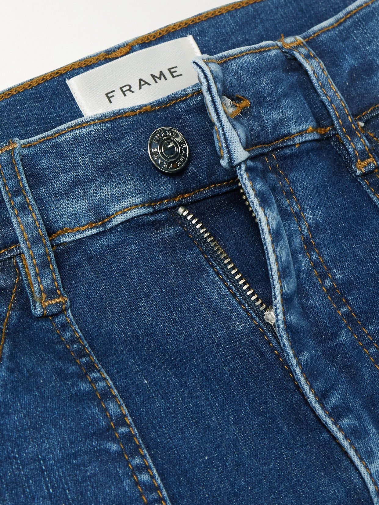 The Utility Organic High-Rise Straight-Leg Jeans
