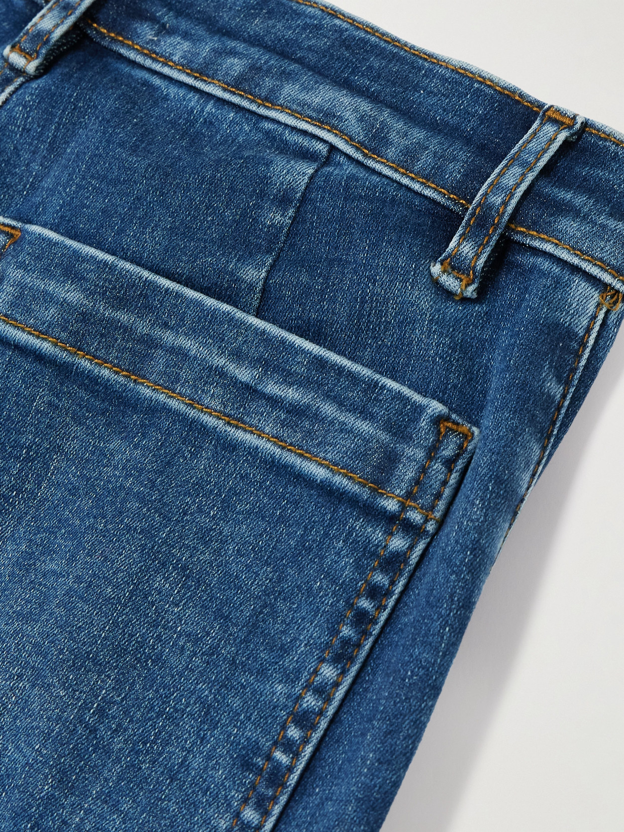 The Utility Organic High-Rise Straight-Leg Jeans
