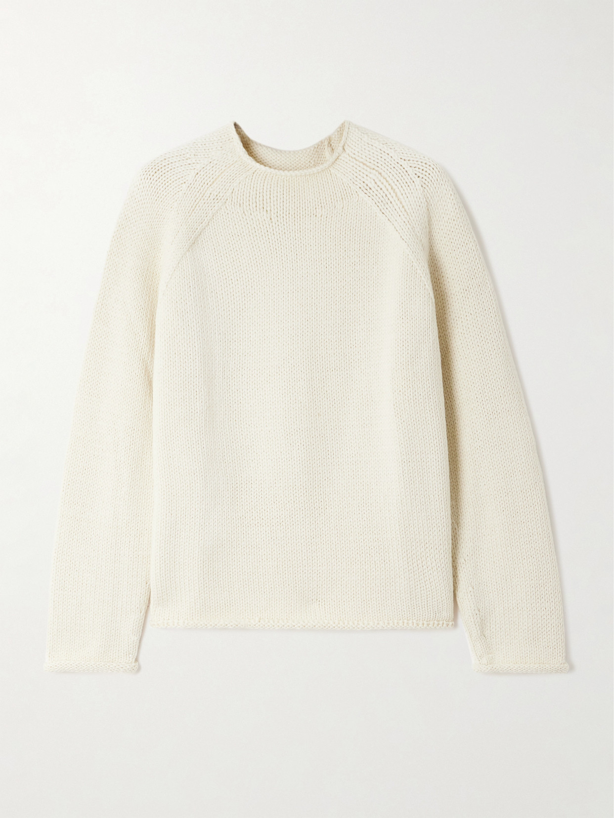 B Sides Wool Sweater In Off-white