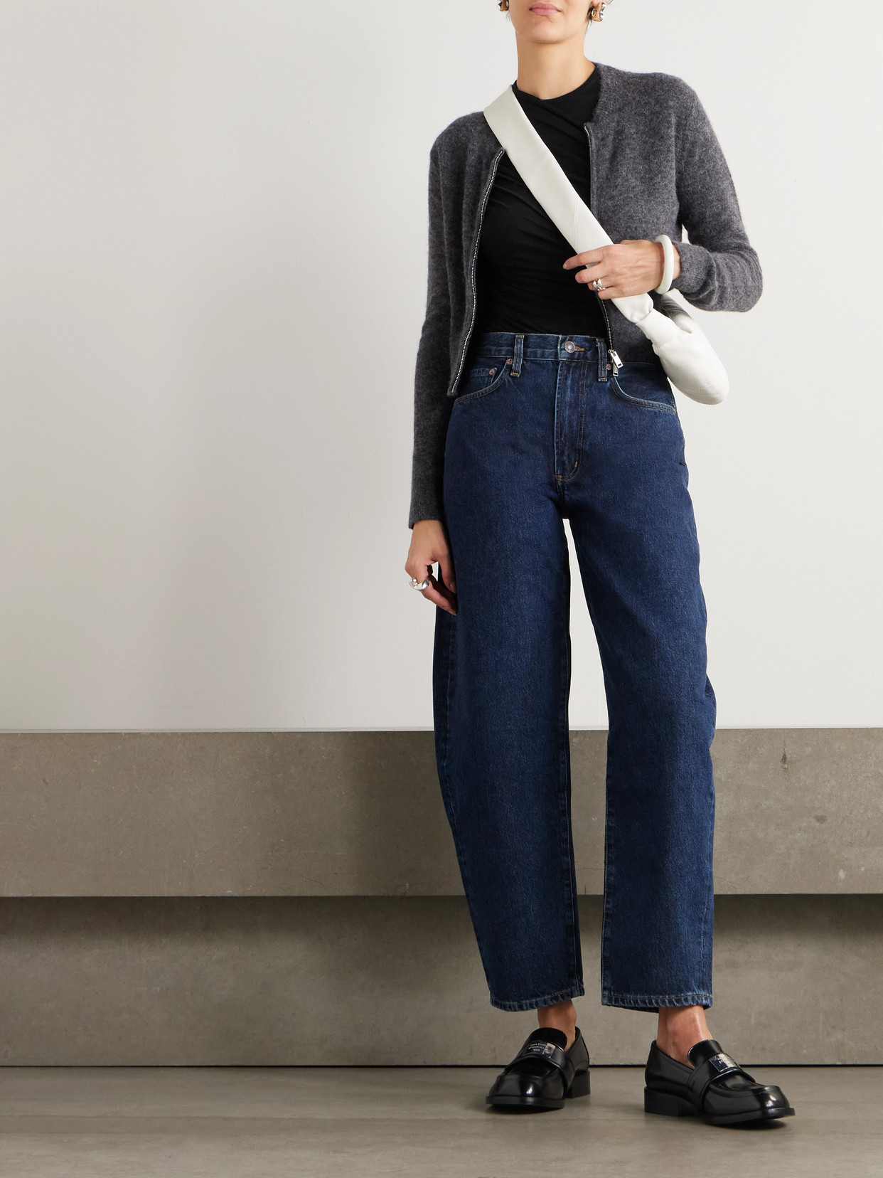 AGOLDE ESTER DRAPED STRETCH-TENCEL™ LYOCELL JERSEY TANK